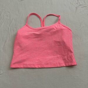 Beyond Yoga Vibrant Coral Crop Top/sports bra